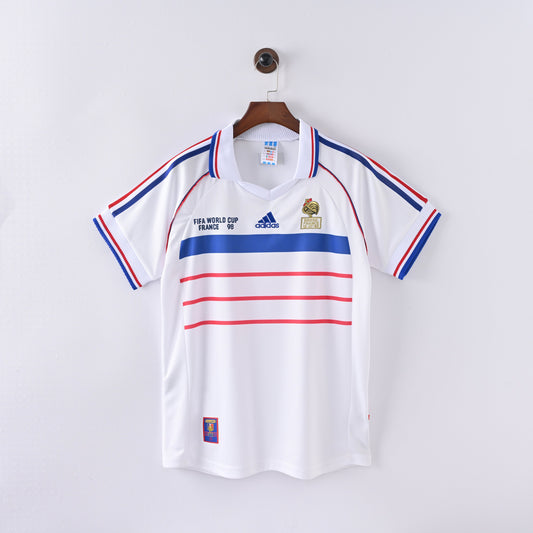 Retro France Jersey 1998 Away Football Kit Soccer Jersey