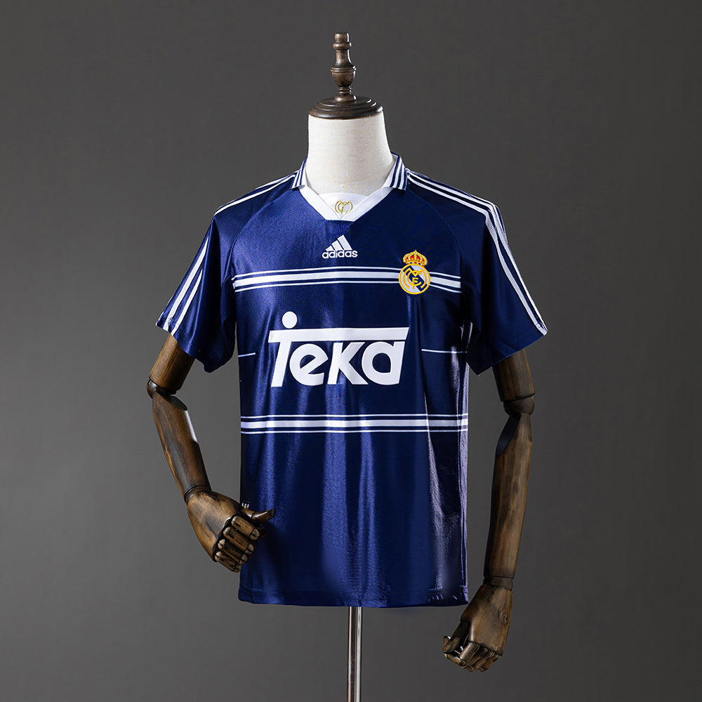 Real Madrid Jersey 1998-99 Away Retro Football Kit