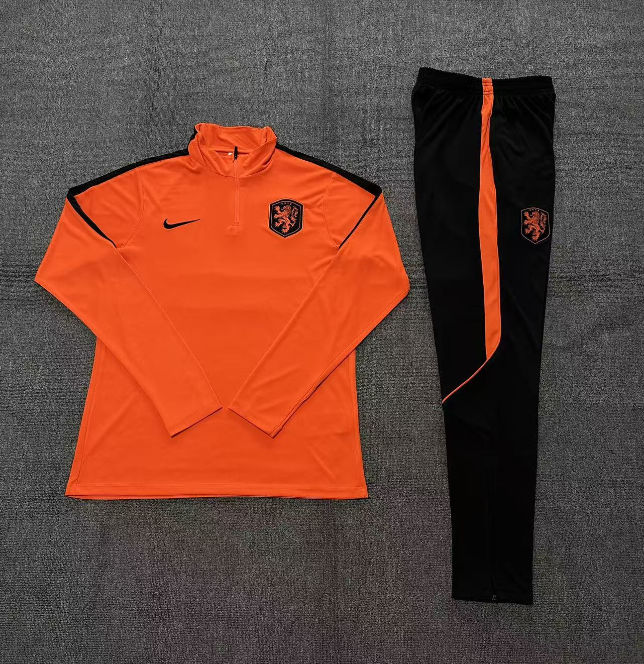 Kids Netherlands Training Tracksuits 2026 Football Kit Soccer Jersey