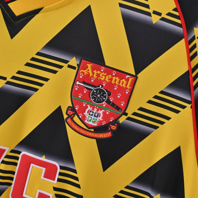 Retro Arsenal Jersey 1991-92 Away Football Kit Soccer Jersey