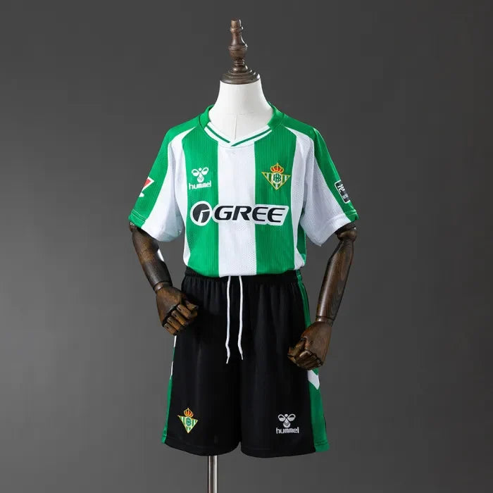 Kids Real Betis Jersey 25/26 Home Football Kit