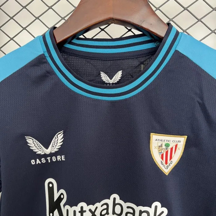 Kids Athletic Bilbao Jersey 25/26 Away Football Kit Soccer Jersey
