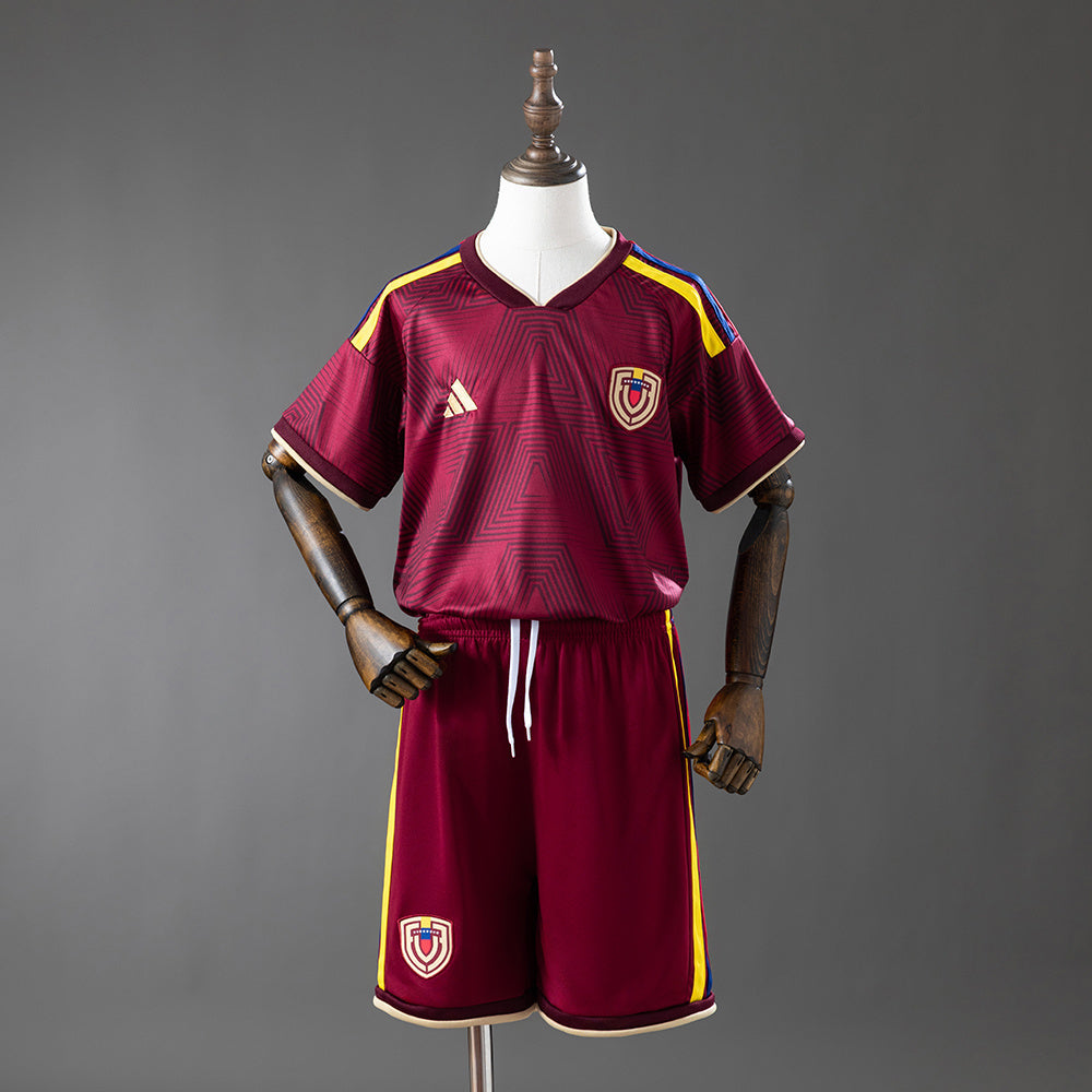 Kids Venezuela Home Jersey 2026 Football Kit Soccer Jersey