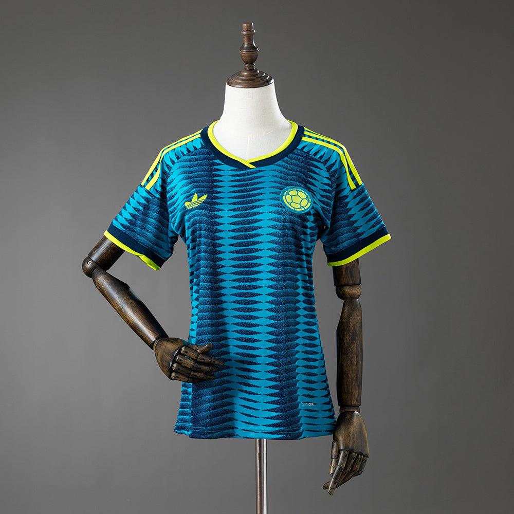 Women Colombia Away Jersey 2026 World Cup Football Kit Soccer Shirt