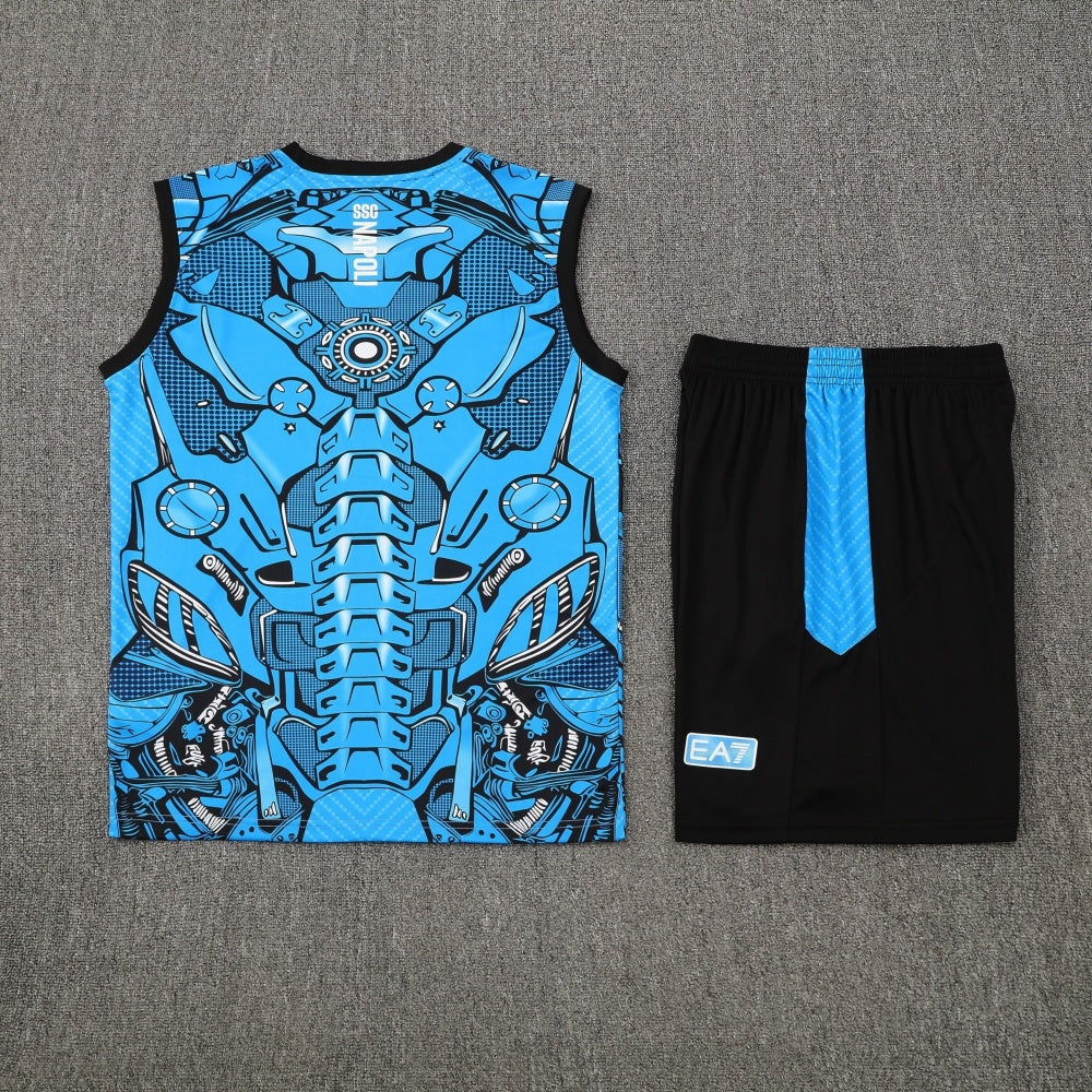 SSC Napoli Vest Set Training Tracksuits 25/26 Football Kit Soccer Jersey