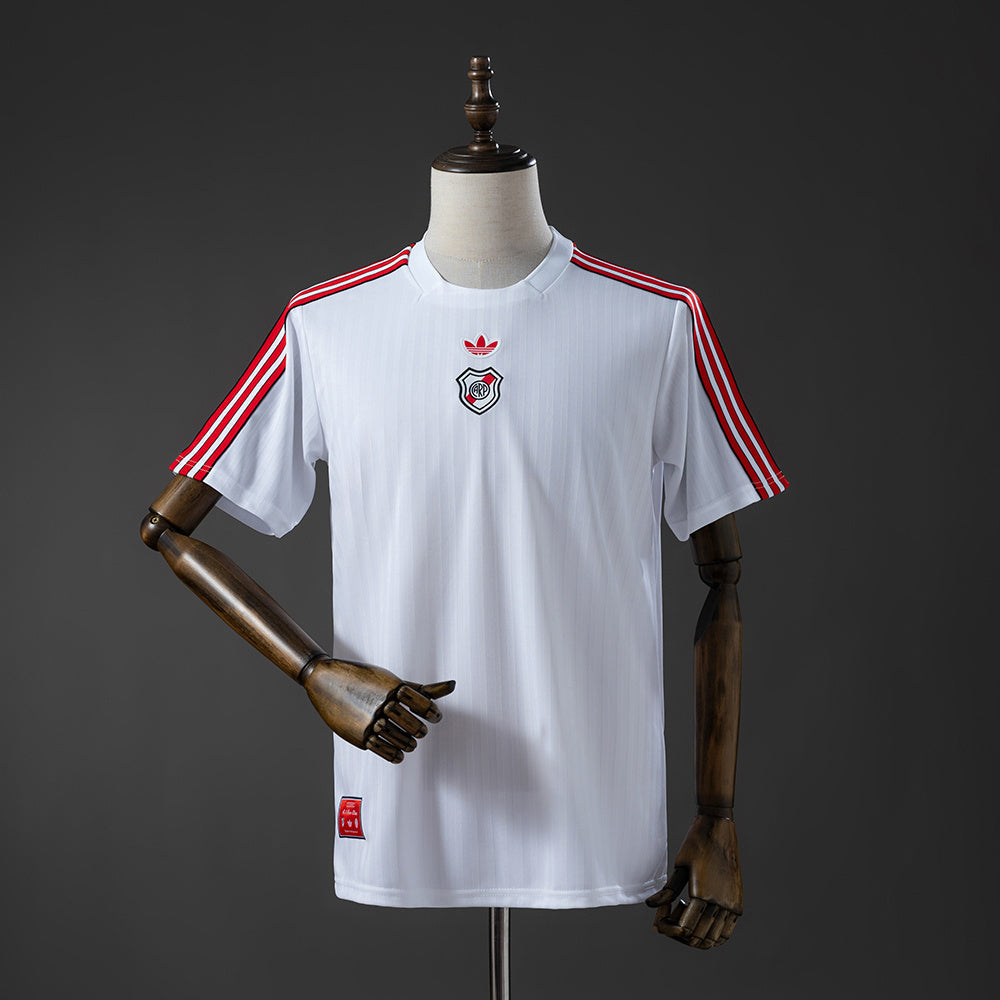River Plate Terrace Icons T-Shirt White 2026-2027 Football Kit Soccer Jersey