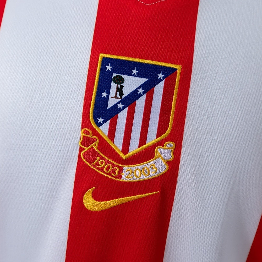 Retro Atletico Madrid Home Jersey 2003-2024 Centenary Football Kit Soccer Shirt