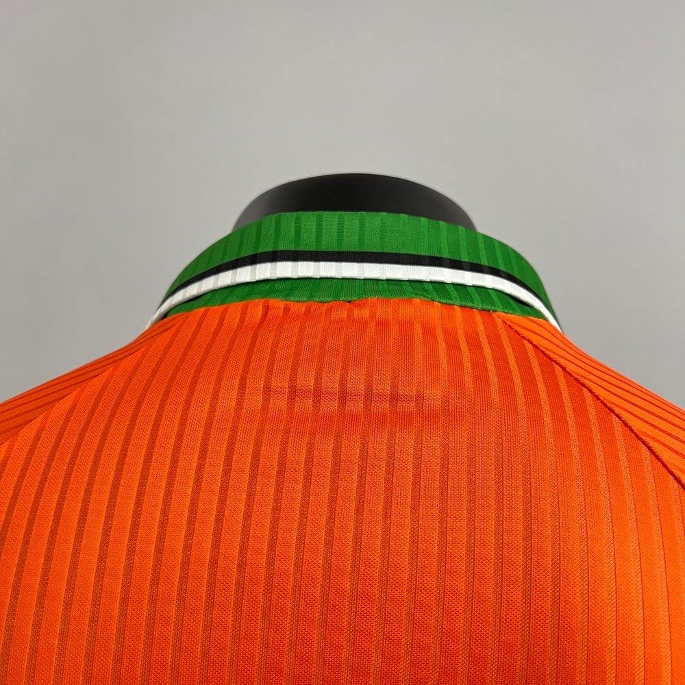 Retro Ireland Jersey 1997 Orange Football Kit Soccer Jersey