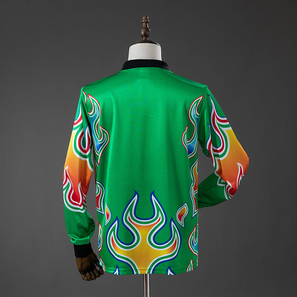 Retro Japan GK Jersey 1998 Long Sleeves Football Kit Soccer Shirt
