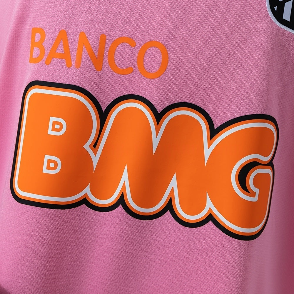 Santos Pink Jersey 2012-2013 Long Sleeves Retro Football Kit Soccer Shirt