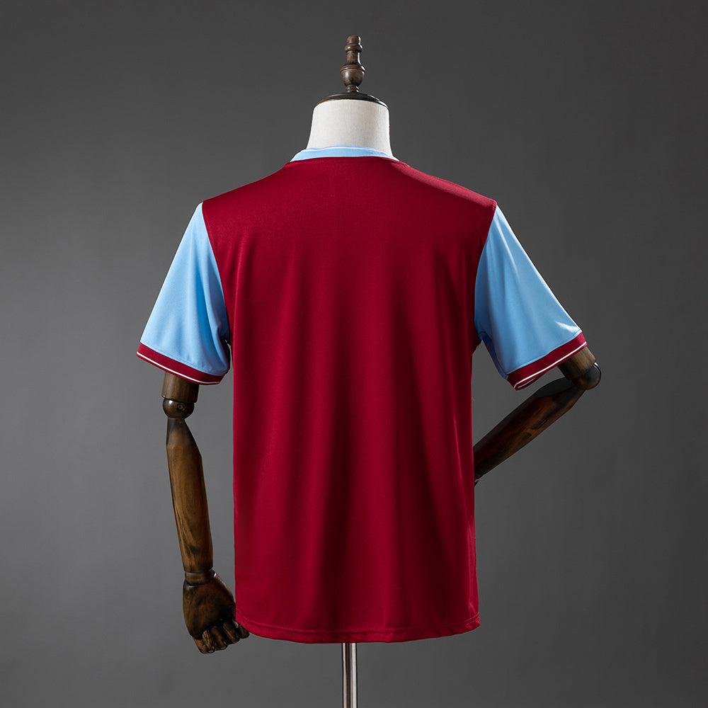 Retro Aston Villa Home Jersey 2009-10 Football Kit Soccer Jersey