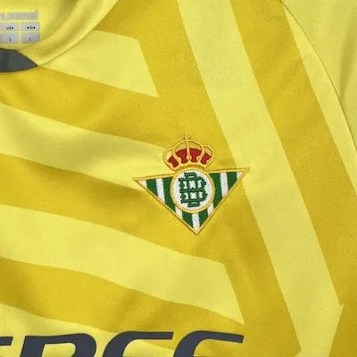 Real Betis Jersey 25/26 Yellow Goalkeeper Football Kit Soccer Jersey