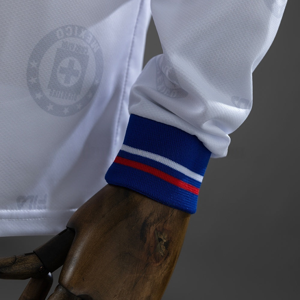 Retro Cruz Azul Away Jersey 1998 Long Sleeves Football Kit Soccer Shirt