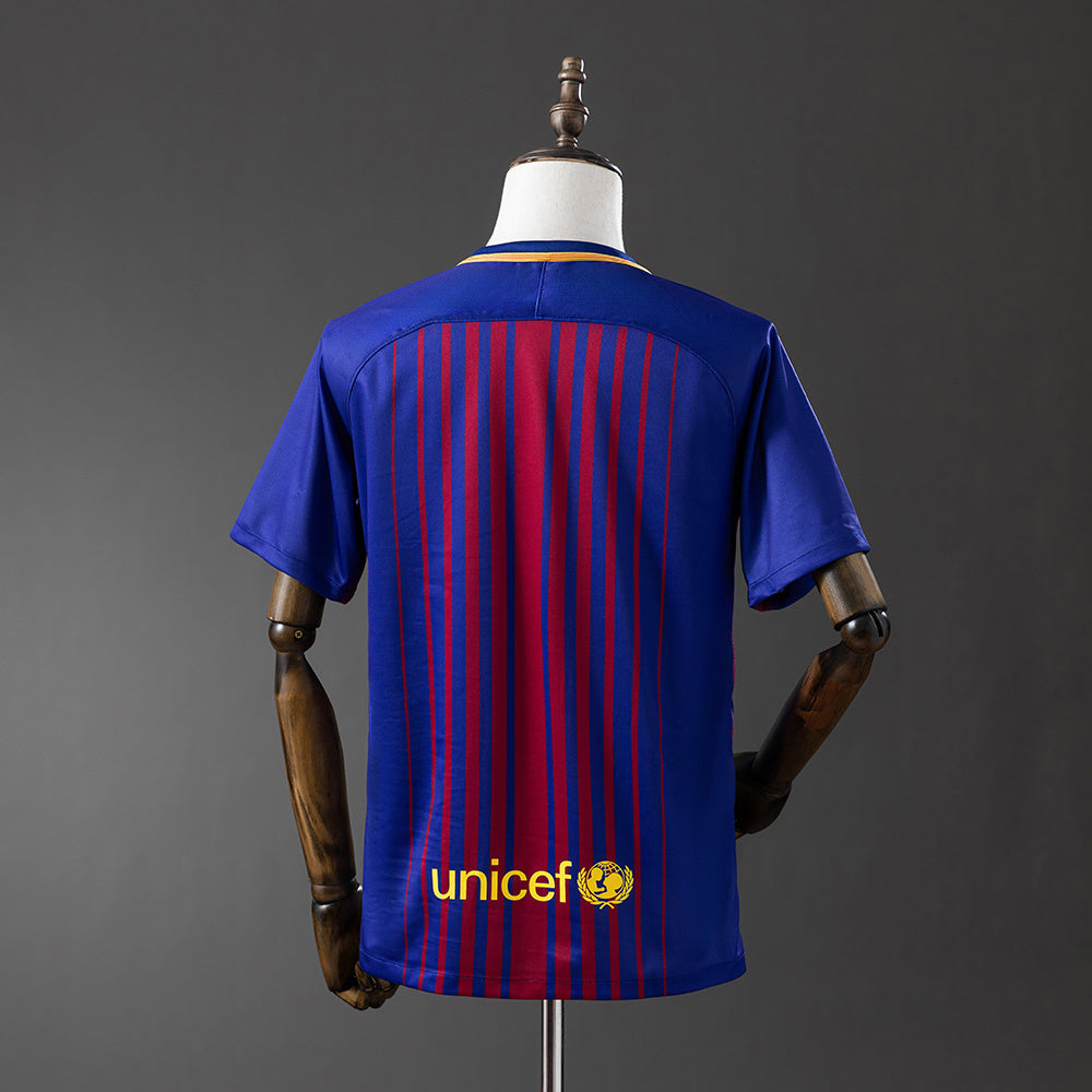 Barcelona Jersey 2017-18 Home Retro Kit