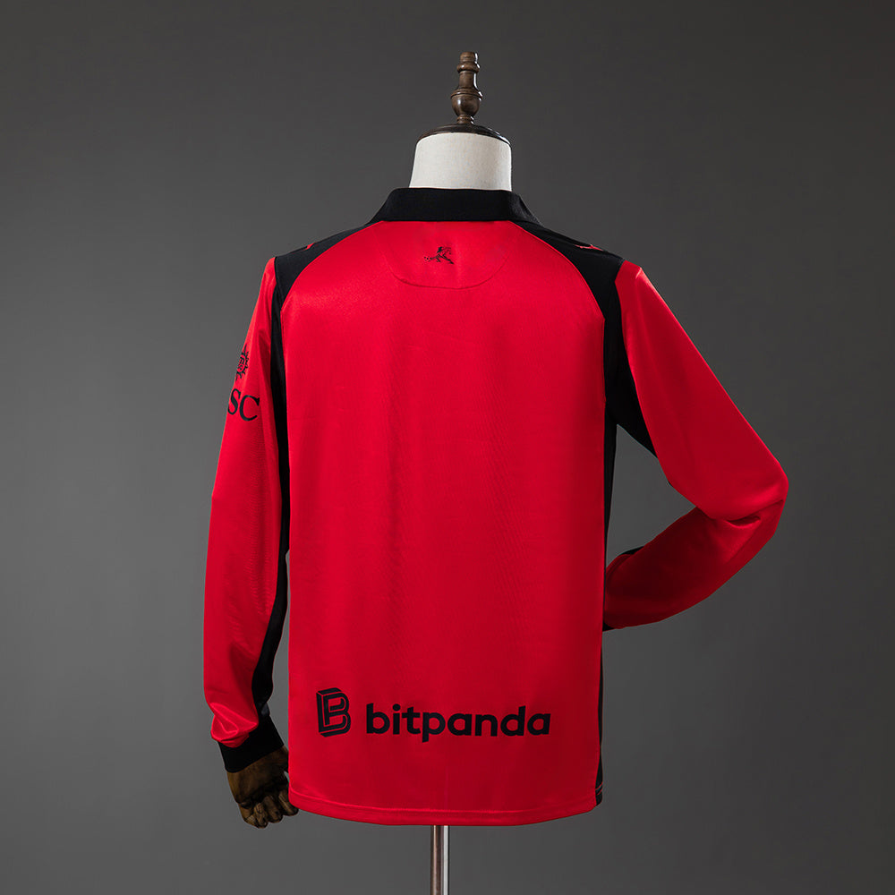 AC Milan Fourth Jersey 25/26 Long Sleeves Football Kit Soccer Shirt