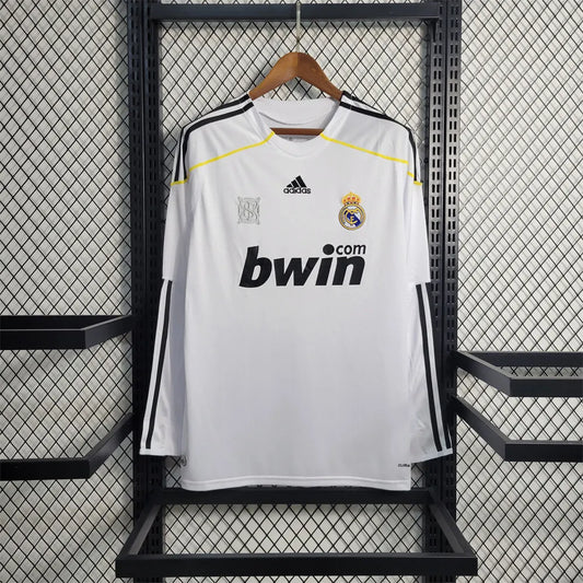 Retro 09/10 Real Madrid Home Jersey Long Sleeves