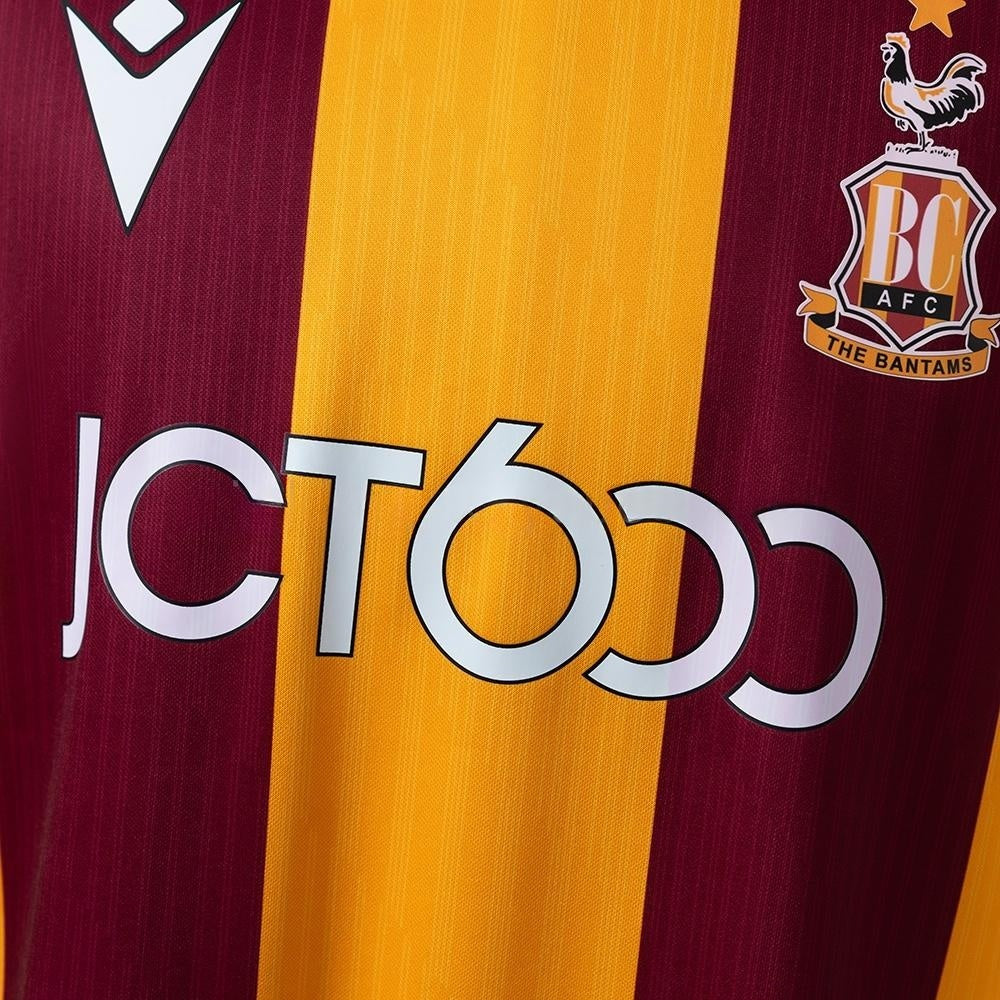 Bradford City Home Jersey 2026-2027 Football Kit Soccer Shirt