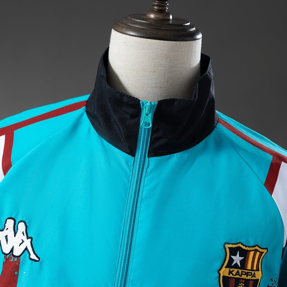 Barcelona Windbreaker 2025/26 Retro #9 Football Soccer Jacket