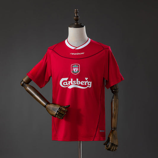 Liverpool Home Jersey 2002-04 Retro Football Kit Soccer Shirt