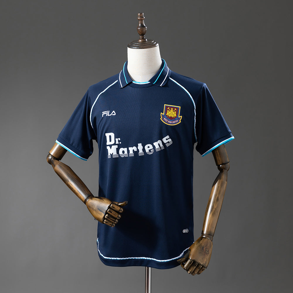 West Ham United Jersey 1999-01 Third Retro Football Kit