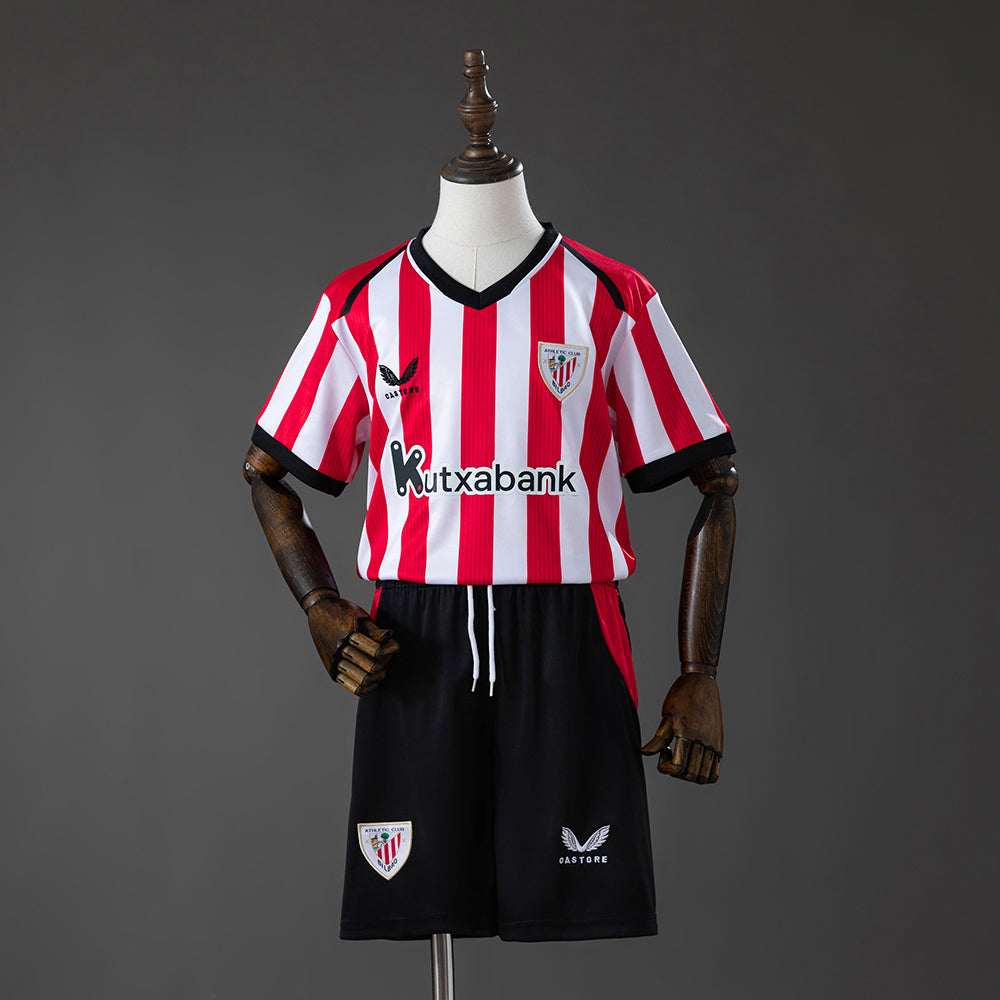 Kids Athletic Bilbao Home Jersey 2026-2027 Football Kit Soccer Shirt