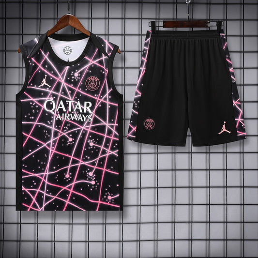 PSG Vest Set Training Tracksuits 25/26 Football Kit Soccer Jersey