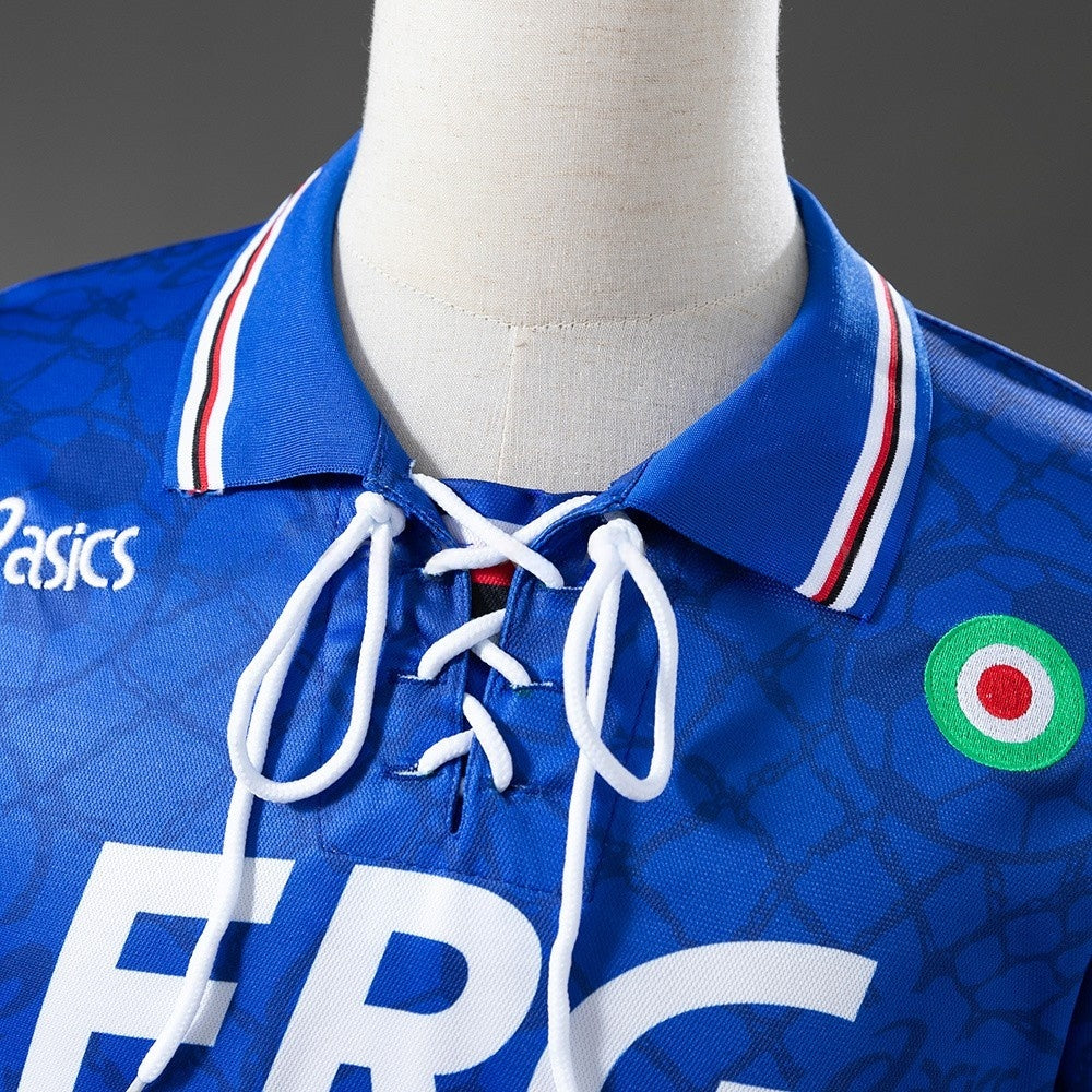 Sampdoria Jersey 1994-95 Home Retro Football Kit