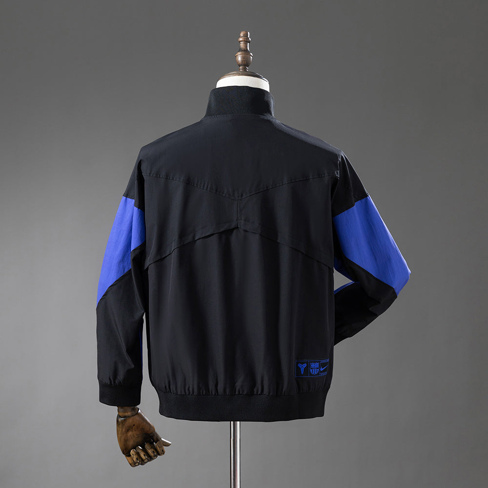 Barcelona x Kobe Windbreaker 2025/26 Black Football Soccer Jacket