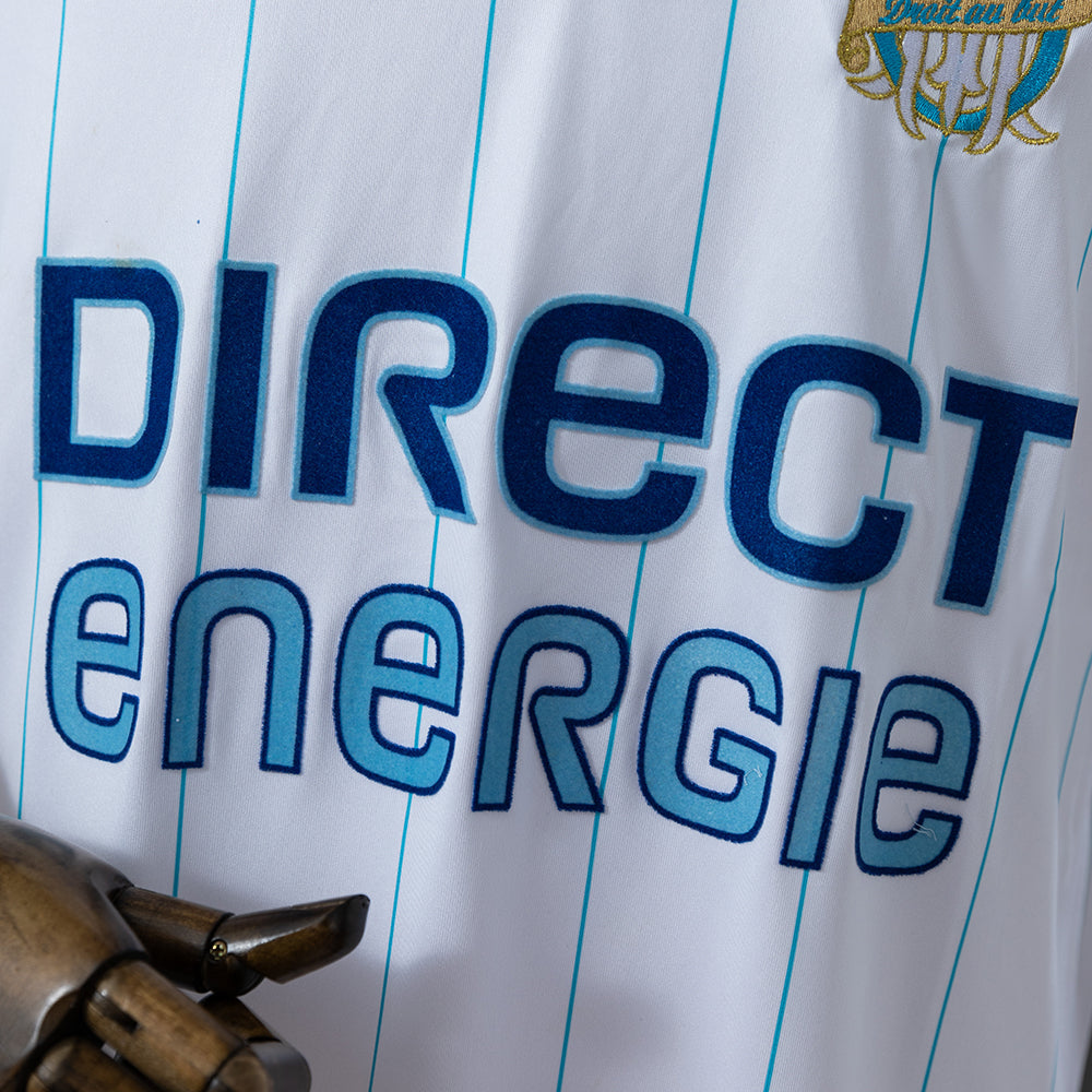 Marseille Home Jersey 2009-2010 Retro Football Kit Soccer Shirt