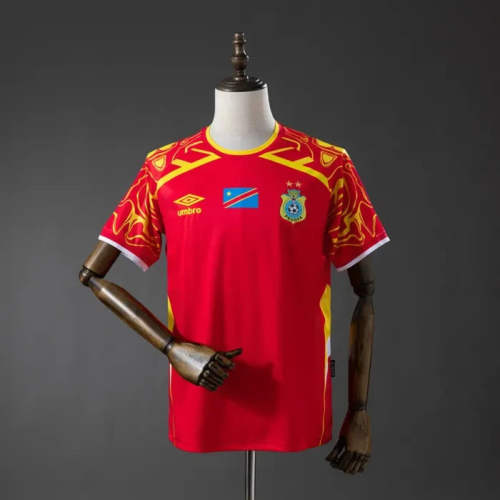 Congo Red Jersey 2026 World Cup Football Kit Soccer Shirt
