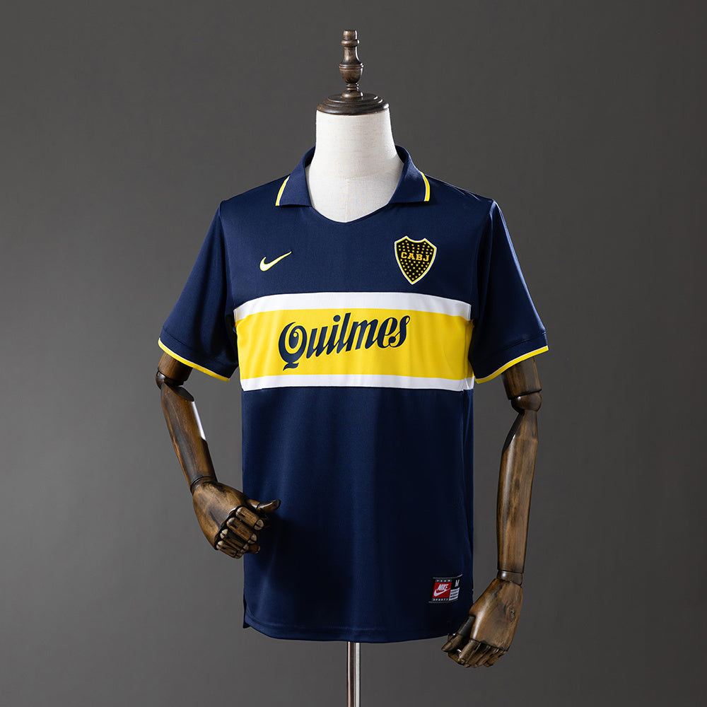 Boca Juniors Jersey 1996-97 Home Retro Football Kit