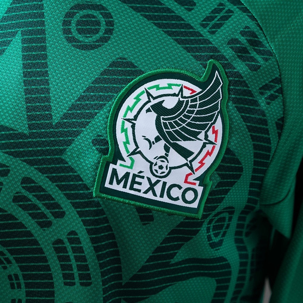 Mexico Home Jersey 2026 World Cup Football Kit Long Sleeves Soccer Shirt