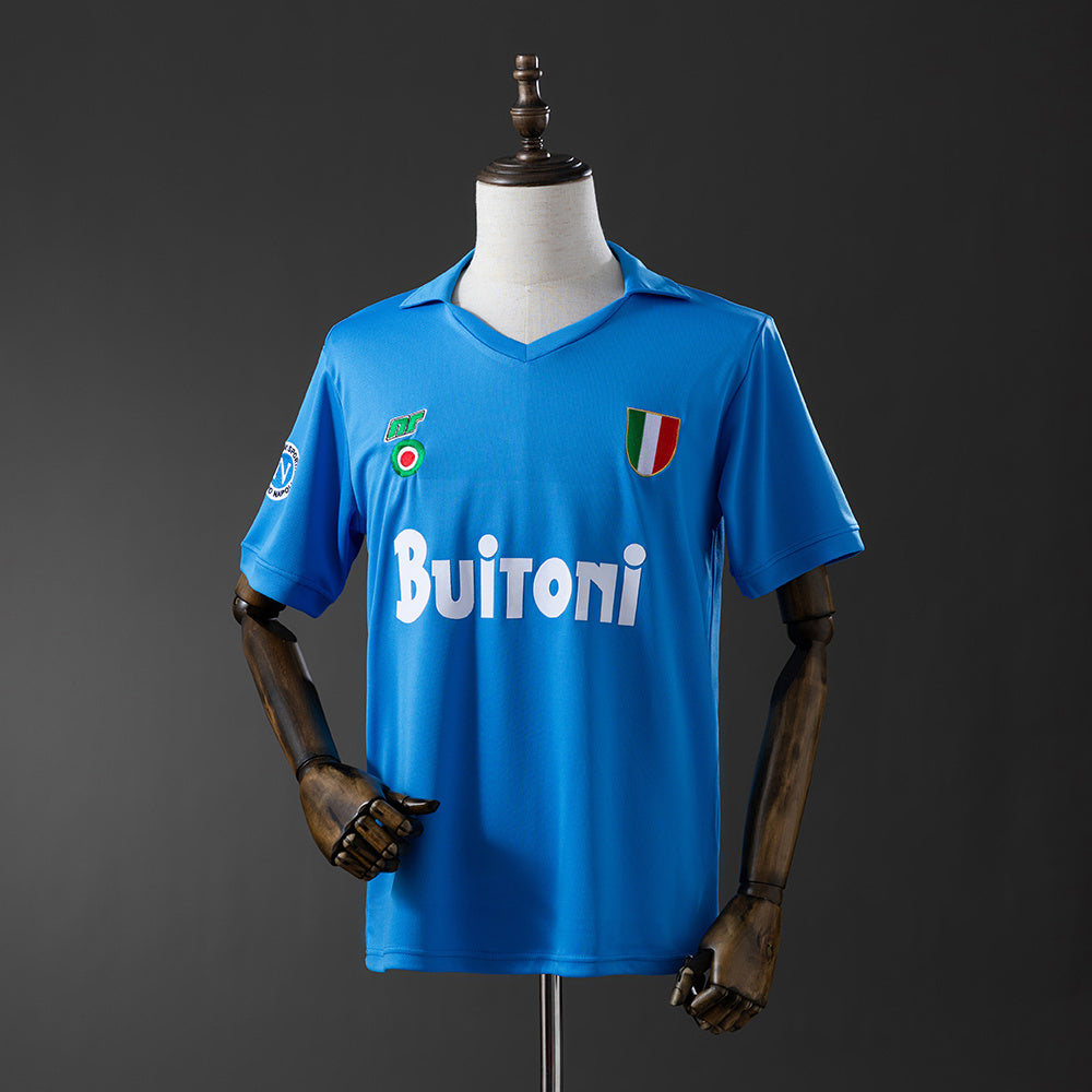 Napoli Jersey 1987-88 Home Retro Football Kit