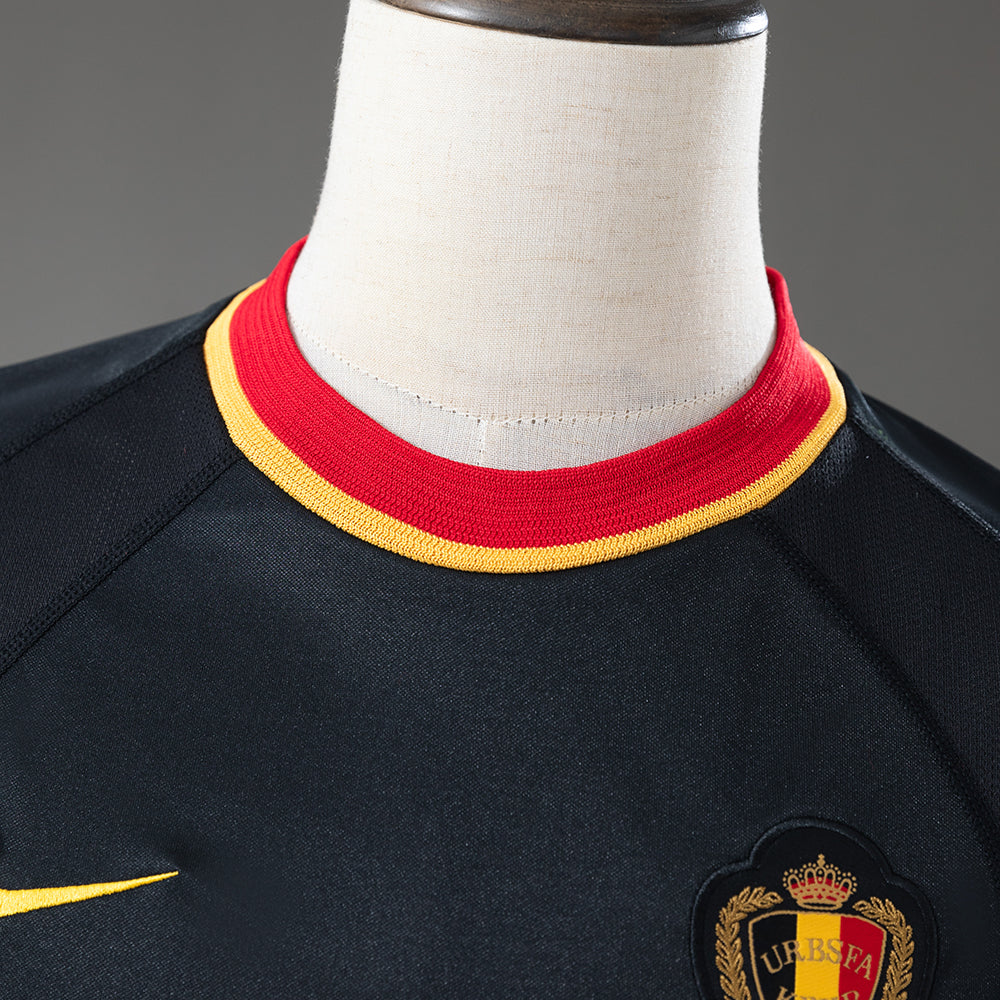 Belgium Away Jersey 2000 World Cup Football Kit Soccer Shirt
