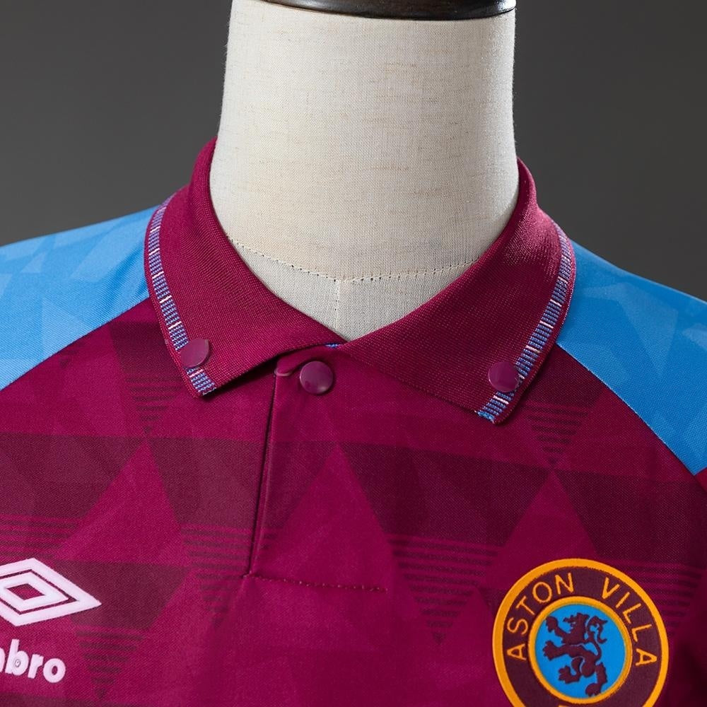 Retro Aston Villa Home Jersey 1998 Football Kit Soccer Shirt