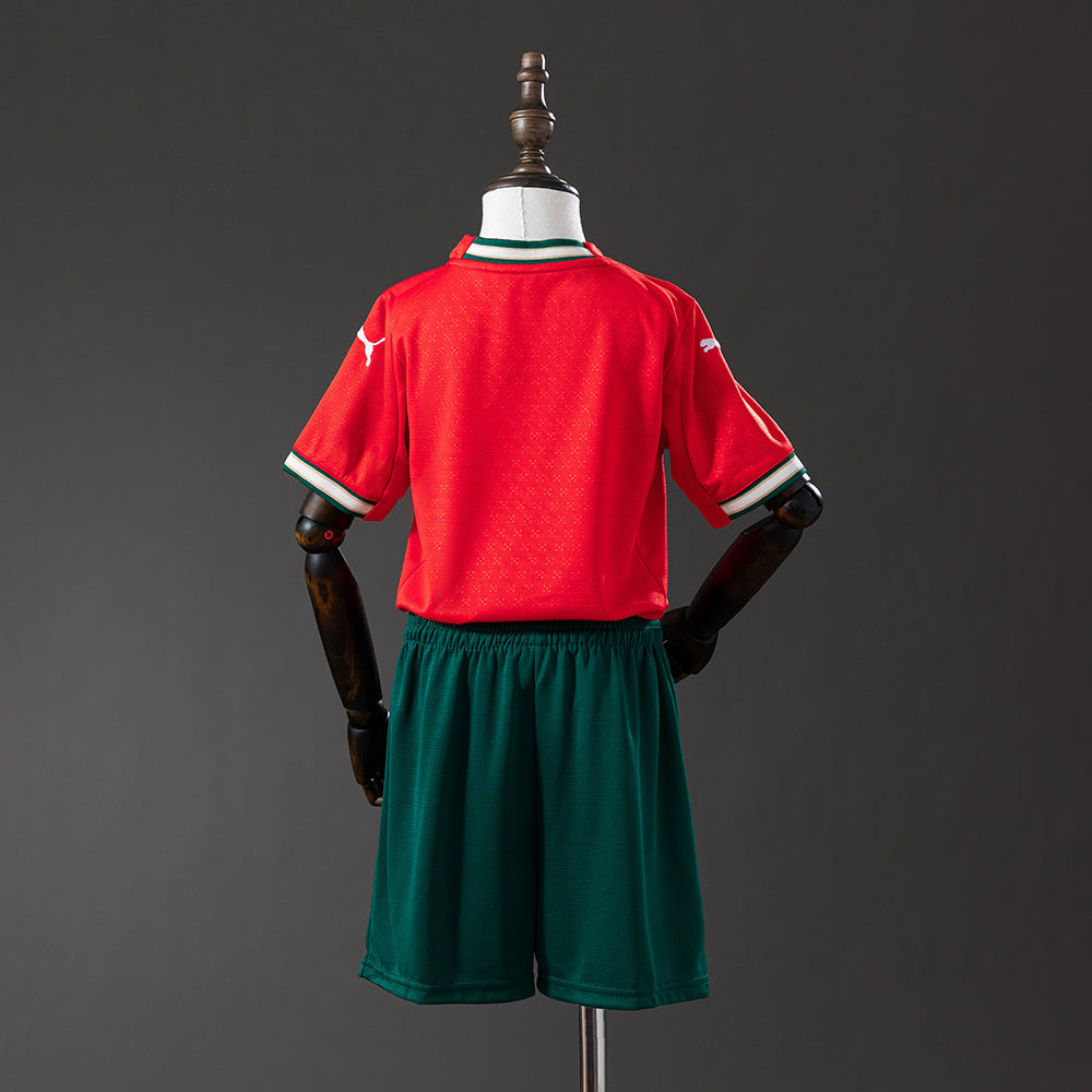 Kids Portugal Jersey 25/26 Home Football Kit