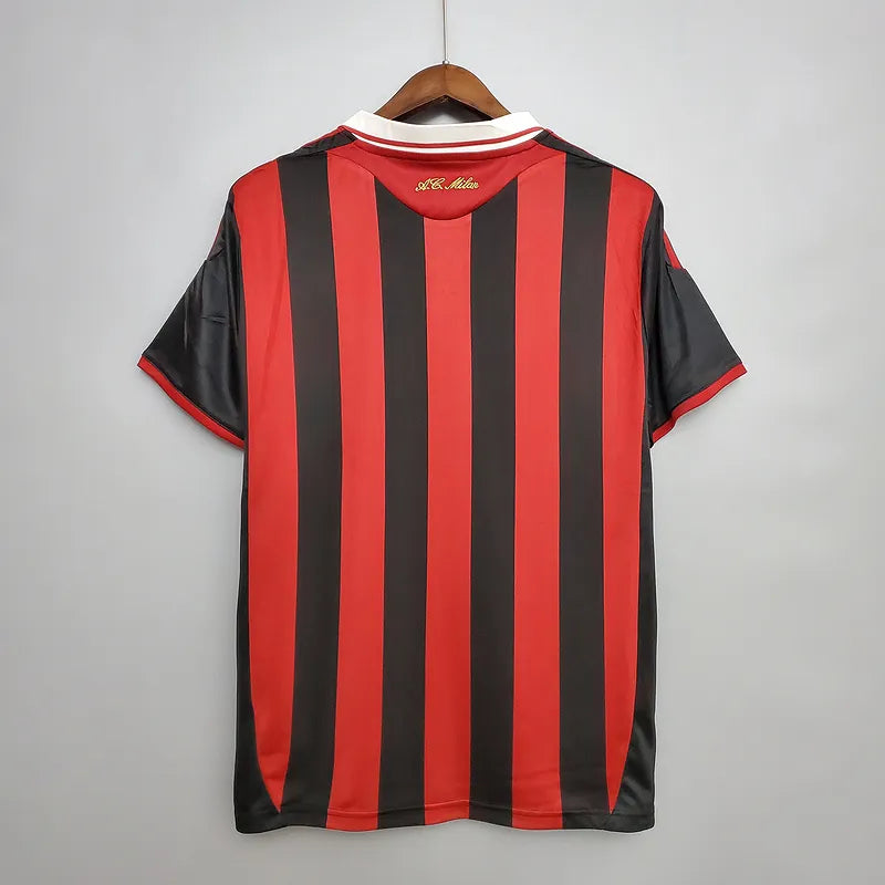 AC Milan Retro Jersey 2009/10 Home Football Jersey Soccer Shirt