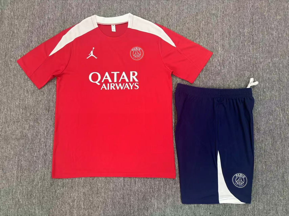 Kids PSG Training Tracksuits 25/26 Football Kit Soccer Jersey
