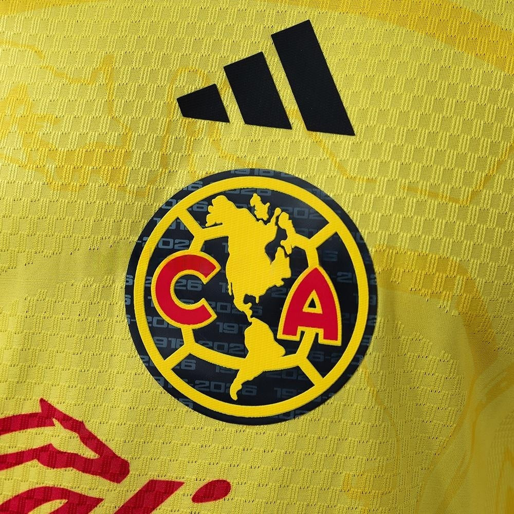 Player Version Club America Home Jersey 2026-2027 Long Sleeves Football Kit Soccer Shirt