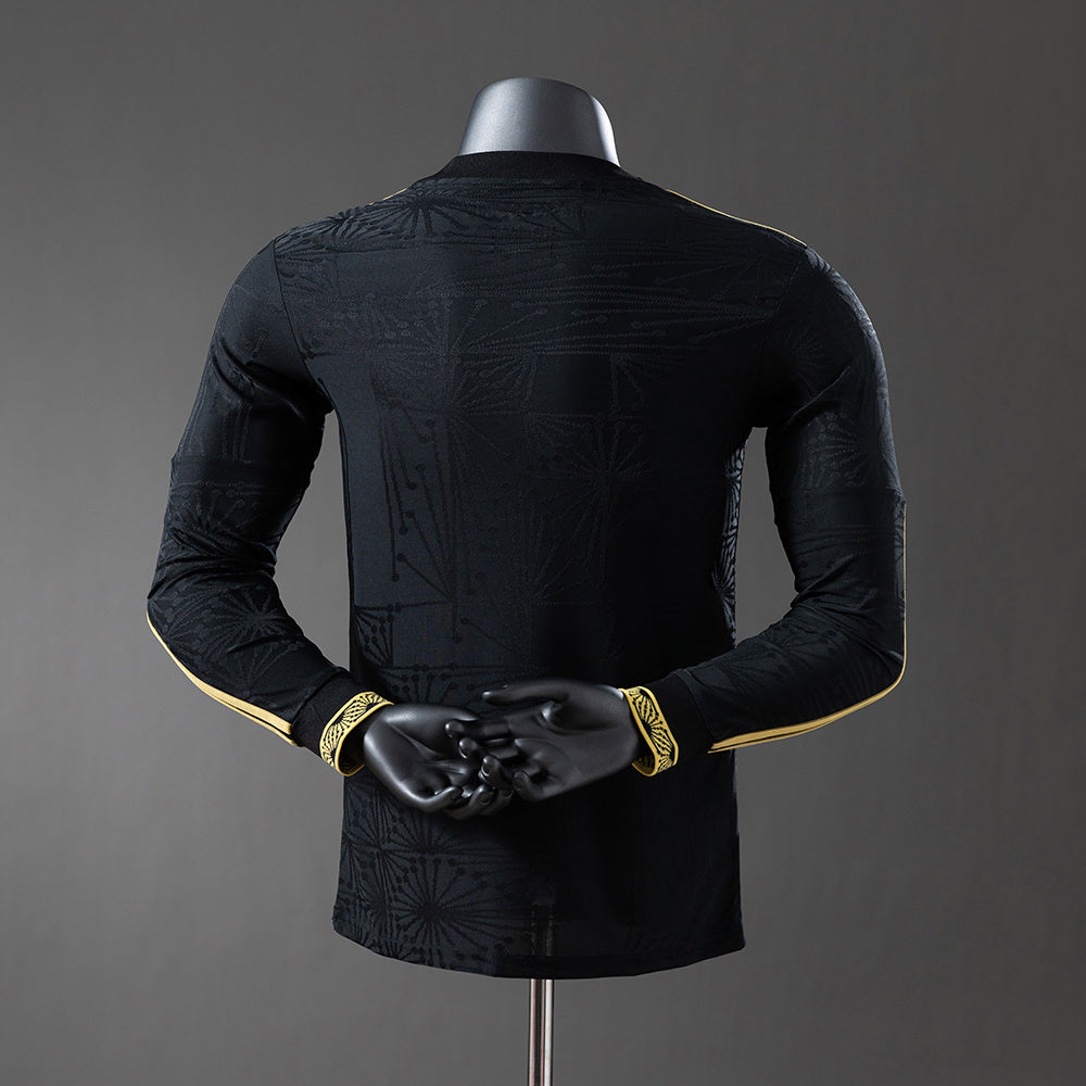 Mexico Jersey 25/26 Black Kit Player Version Long Sleeves