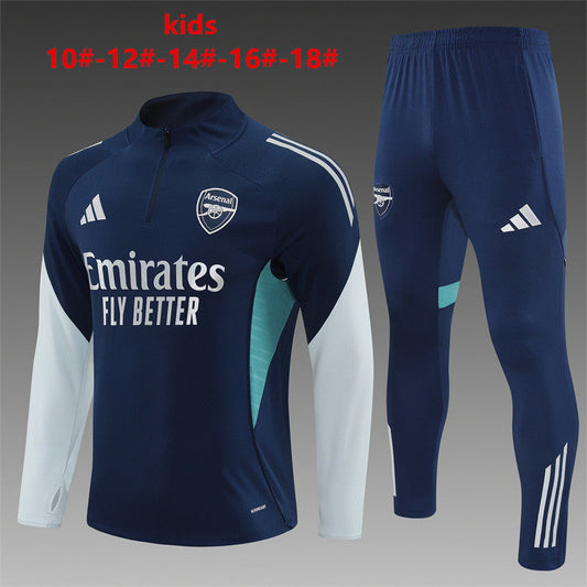 Kids Arsenal Training Tracksuits 25/26 Football Kit Soccer Jersey