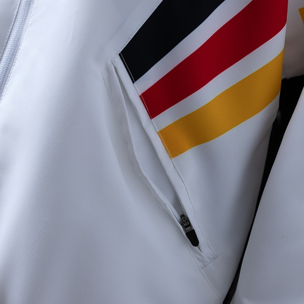Germany Windbreaker 1996 White Football Soccer Jacket