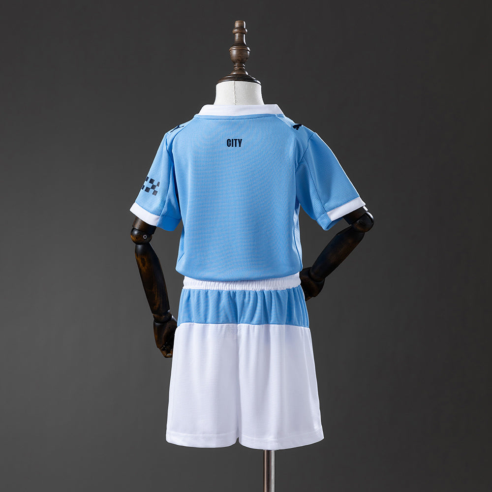 Kids Manchester City Jersey 25/26 Home Football Kit