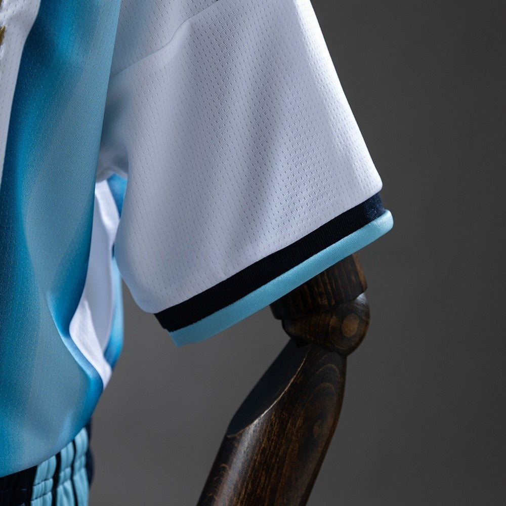 Kids Argentina Home Jersey 2026 World Cup Football Kit Soccer Shirt