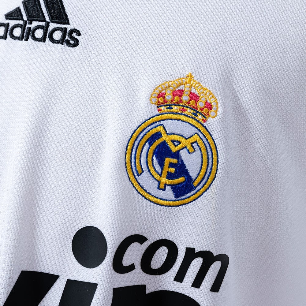 Real Madrid Jersey 2008-09 Home Retro Football Kit