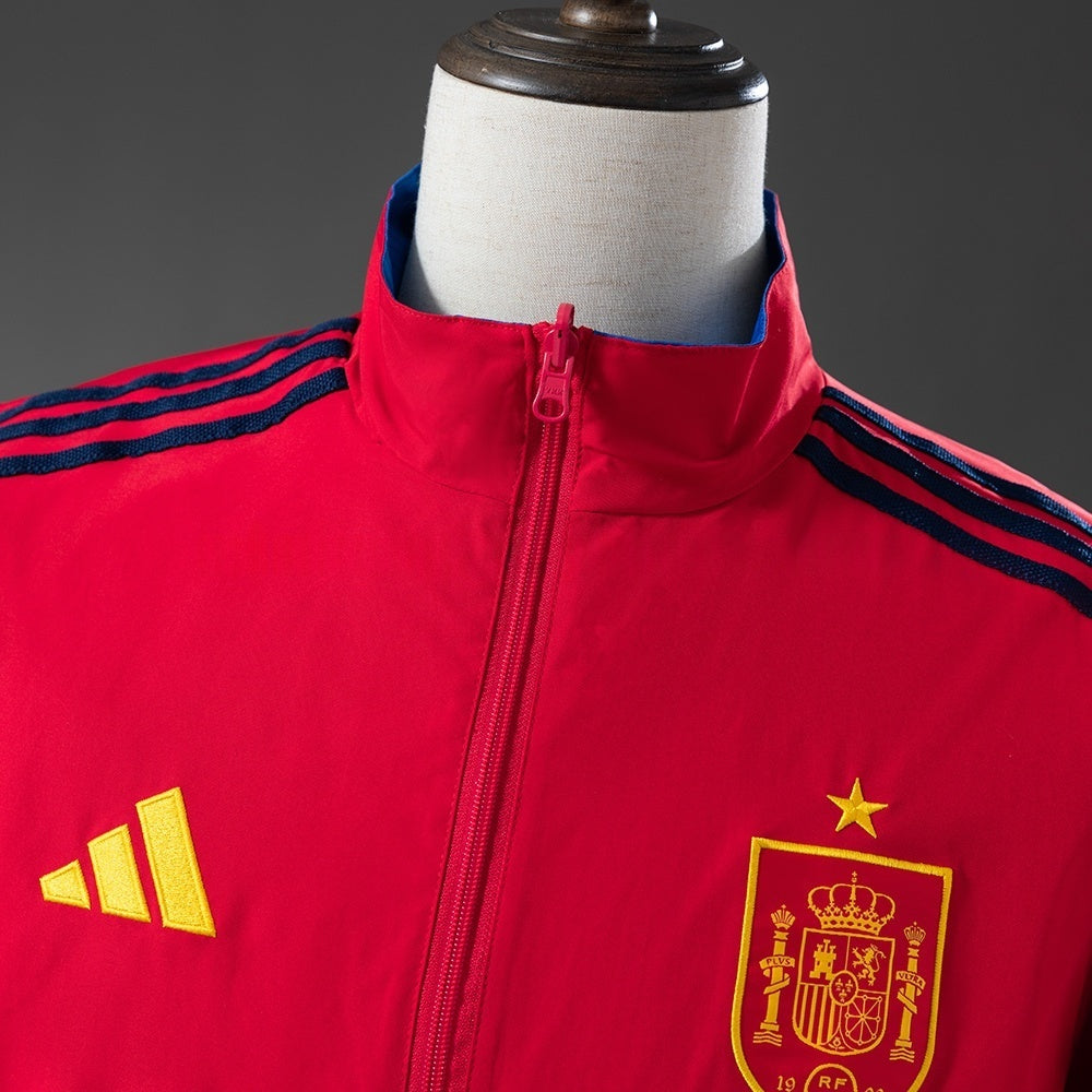 Spain Windbreaker 2026 Reversible Football Soccer Jacket