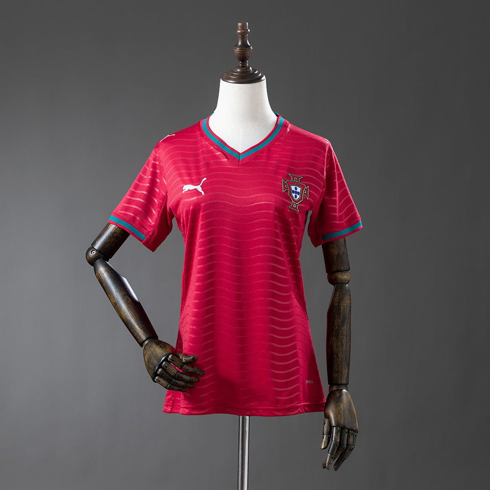 Women Portugal Home Jersey 2026 World Cup Football Kit Soccer Shirt
