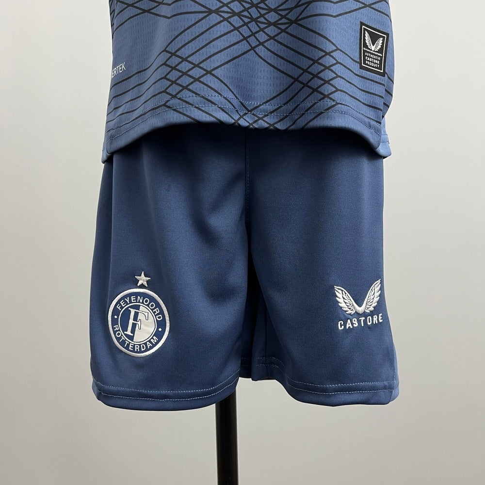 Kids Feyenoord Jersey 25/26 Away Football Kit Soccer Jersey