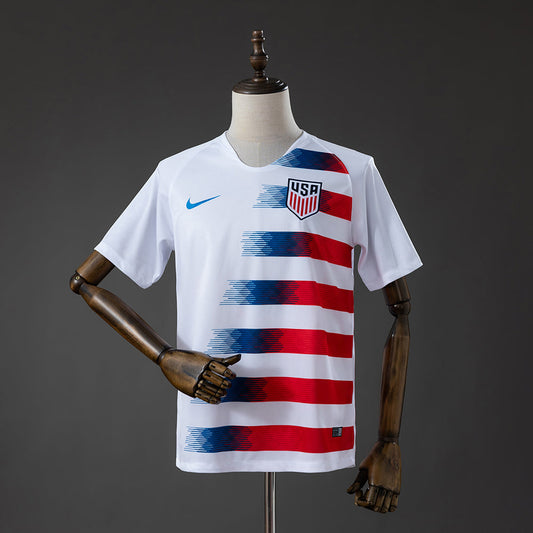 USA Home Jersey 2018 Retro Football Kit Soccer Shirt