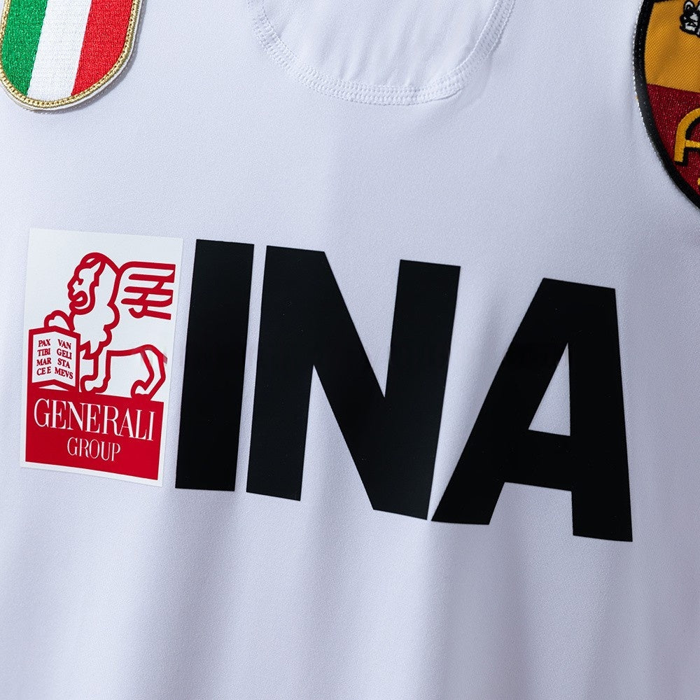 Rome Jersey 2001-02 Away Retro Football Kit Long Sleeves